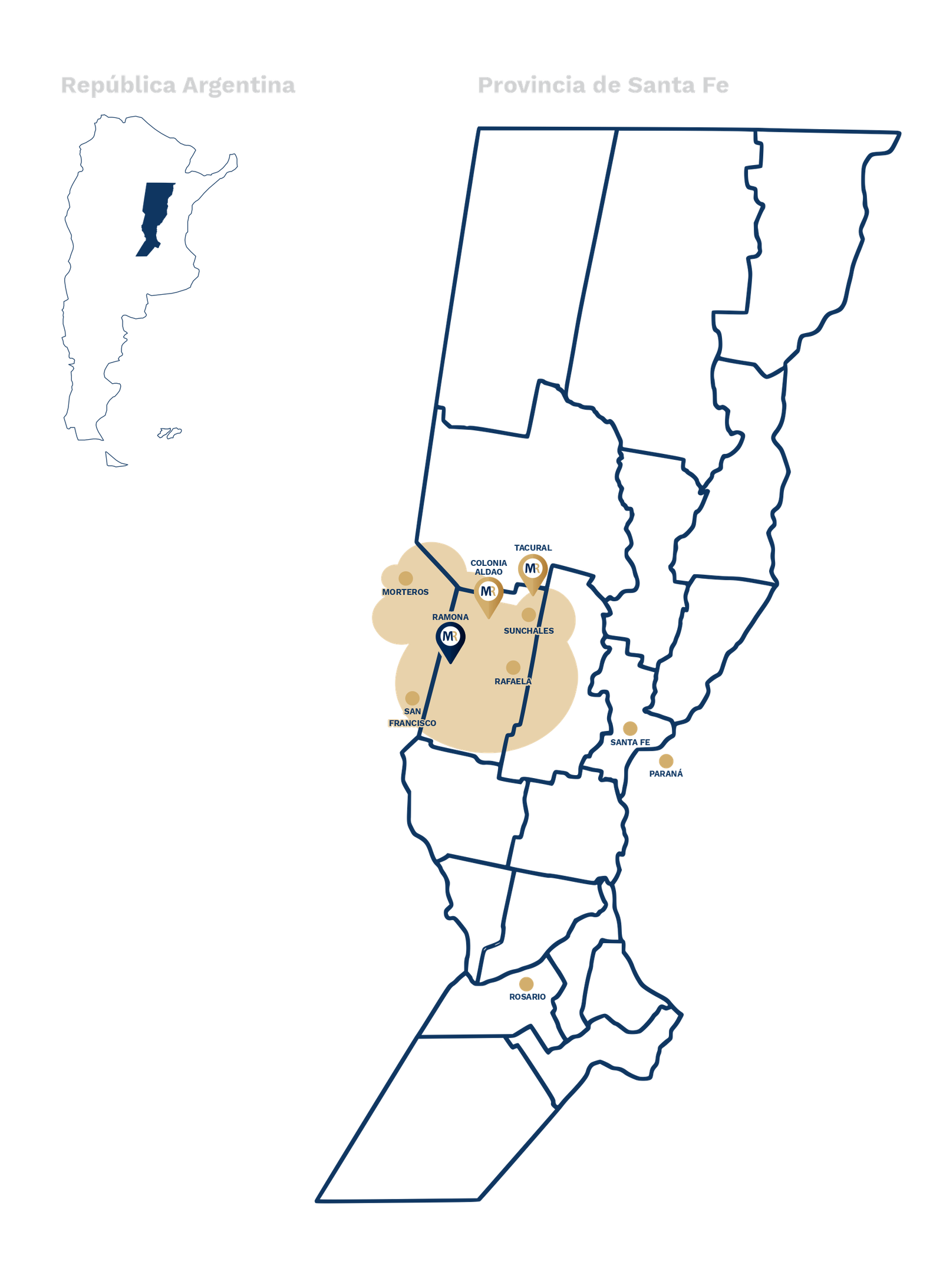 mapa de actución