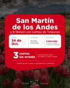 SAN MARTÍN DE LOS ANDES Y EL BOLSÓN (con Campo de Tulipanes)